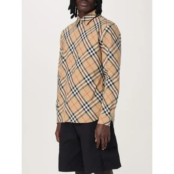 Burberry Shirt Men Nude